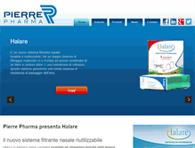 Tablet Screenshot of pierrepharma.com